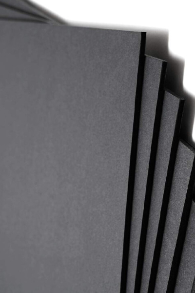 Caja Cartón Pluma Negro 50x70cm – 5 mm